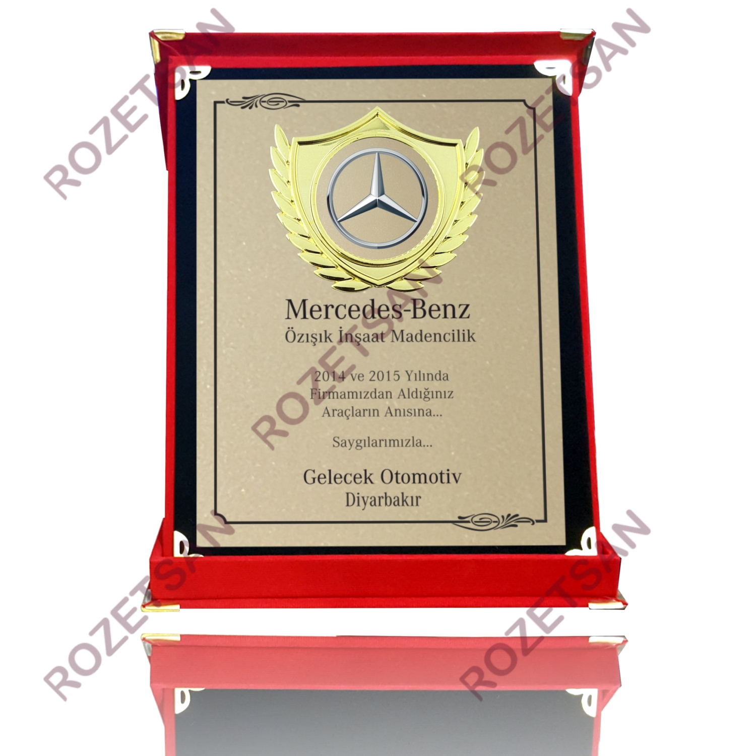 Mercedes Benz Otomotiv Plaket